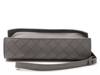 Woven Leather Wristlet Grey view