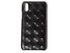Woven Leather iPhone XS Case Black view