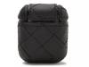 Woven Leather Airpods Case Black view