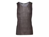 Ribbed Men's Shirt Dark Brown view