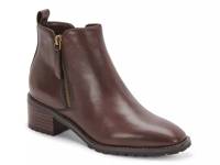 Samara Waterproof Bootie Dark Brown Leather view