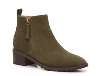 Samara Waterproof Bootie Olive Green Suede view