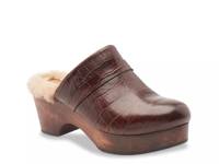 Sofi Platform Clog Cognac Leather view