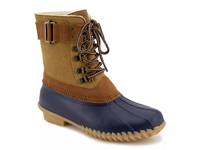 Windsor Duck Boot Navy/Tan view