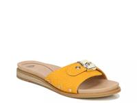 Originalist Sandal Mustard Yellow Snake Print Faux Leather view