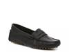Alfa Penny Driving Loafer Black Leather view