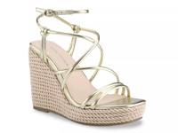 Zesty Wedge Sandal Gold Metallic view