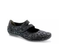 Chelsea Mary Jane Flat Black Jacquard view