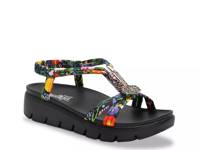 Roz Wedge Sandal Multicolor view