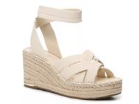 Carmina Espadrille Wedge Sandal Off White view