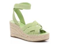 Carmina Espadrille Wedge Sandal Lime Green view