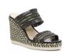 Brittnuh Espadrille Wedge Sandal Black view