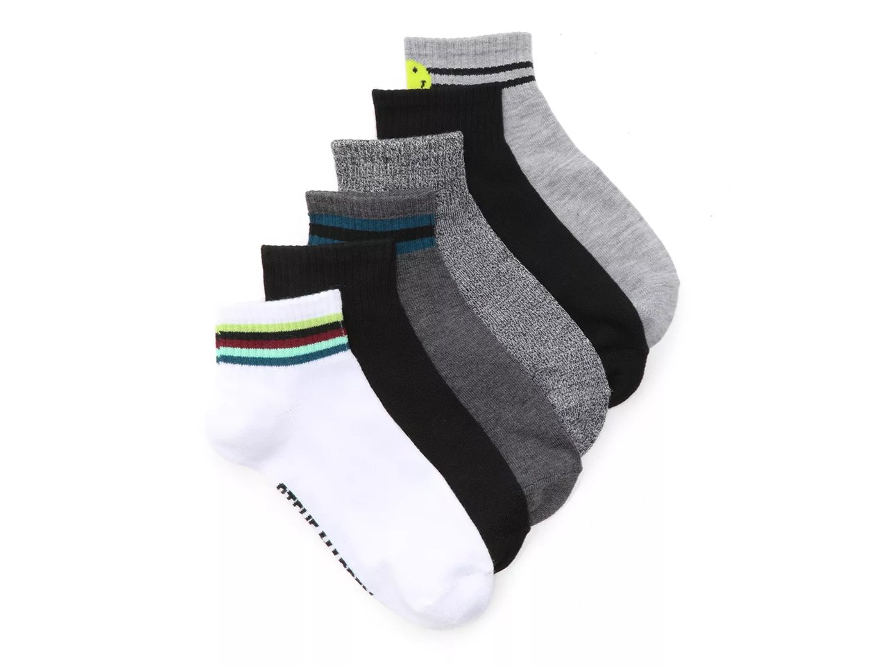 Retro Women's Ankle Socks - 6 Pack