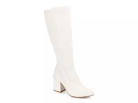 Tavia Wide Calf Boot White view