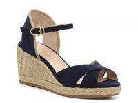 Mirela Espadrille Wedge Sandal Navy Suede view