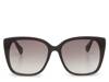 Yumi Square Sunglasses Black/Grey view