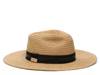 Straw Band Panama Hat Tan view
