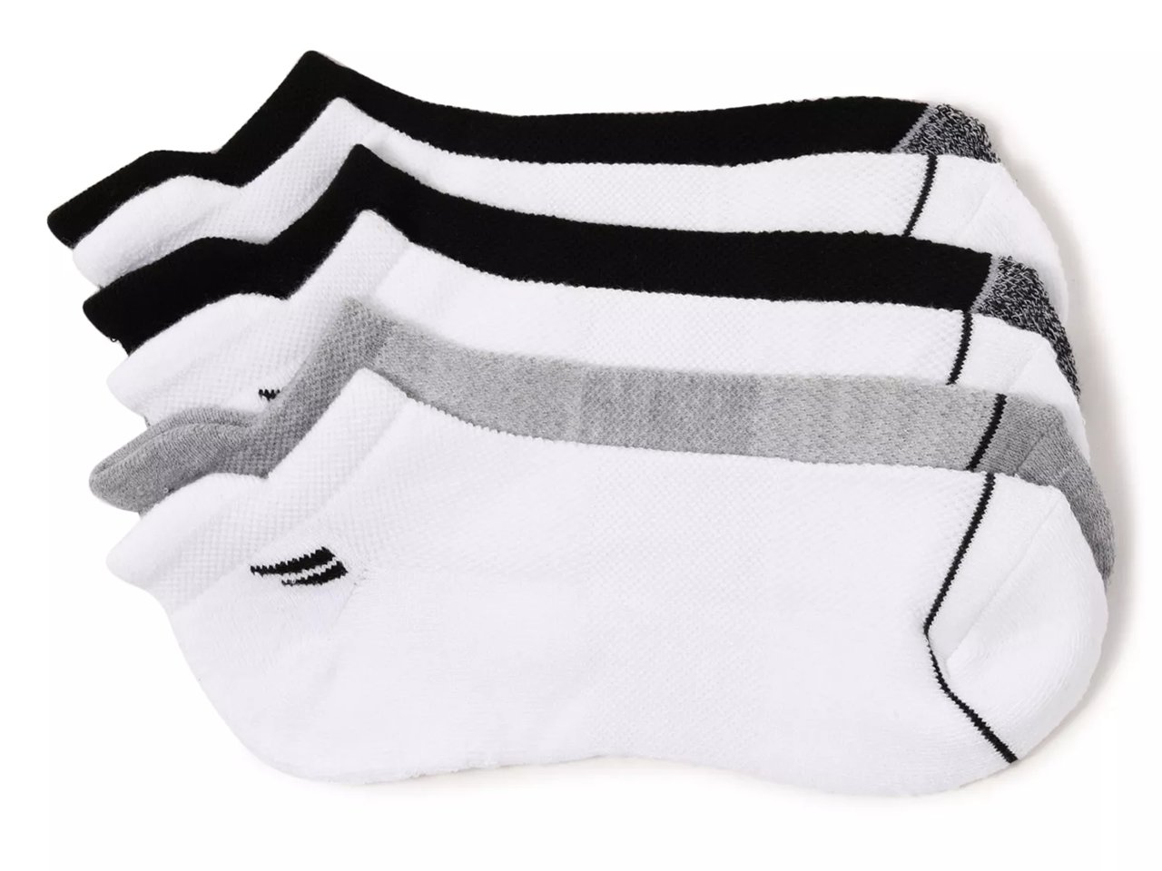 Athletic Women's No Show Socks - 6 Pack