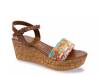 Reah Wedge Sandal Brown/Multicolor view