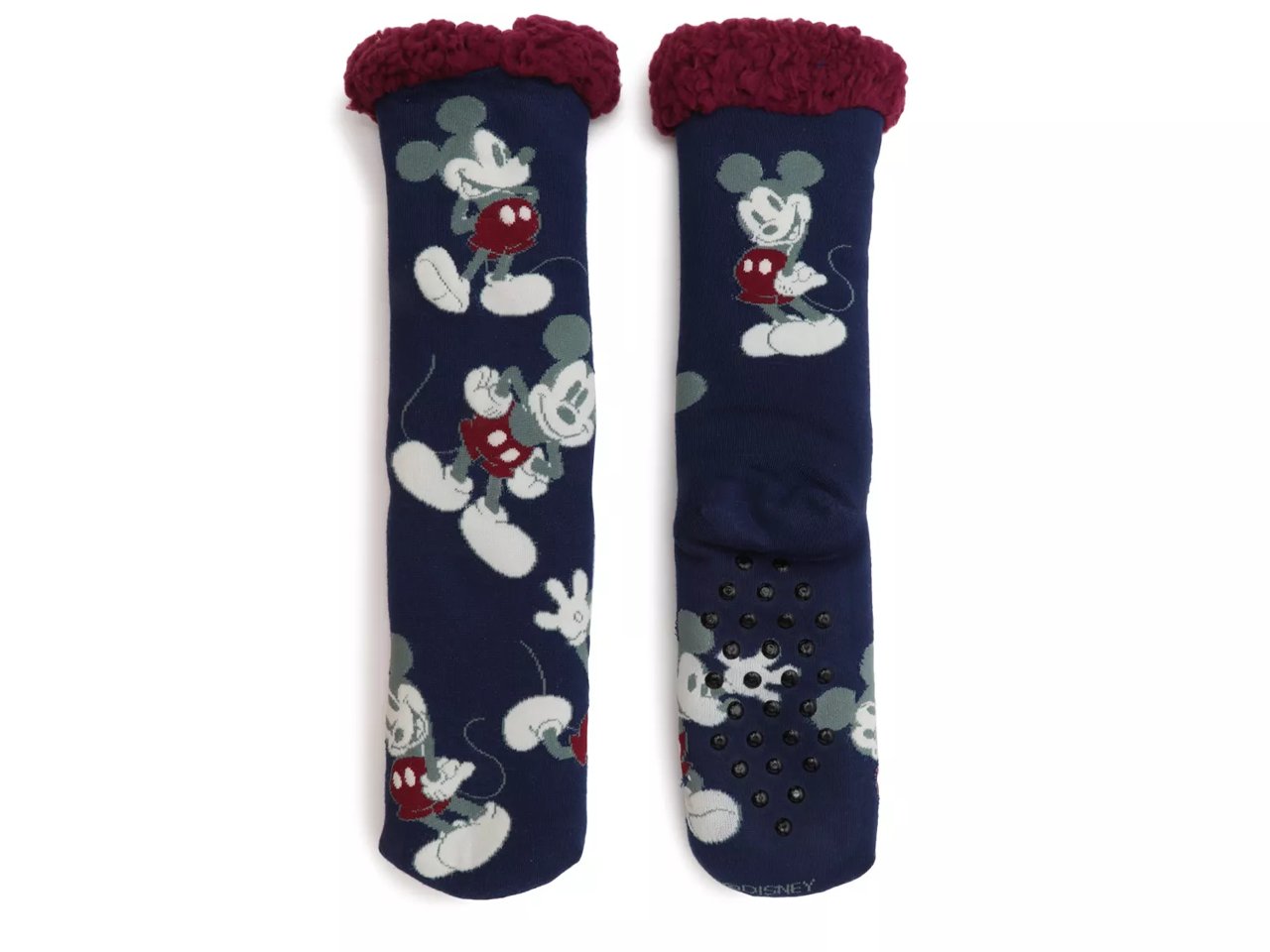 Mickey Mouse Fuzzy Socks