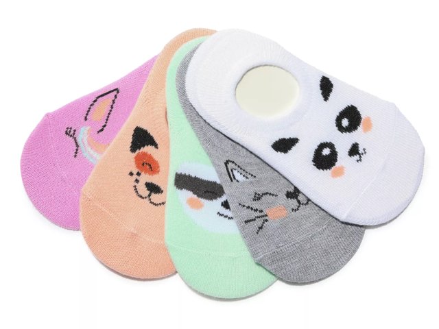 5-Pair Kids' Liner Socks