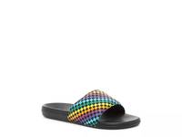 My Range Slide Sandal - Kids' Multicolored Checkered view
