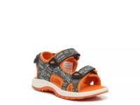 Slater Sandal - Kids' Charcoal/Orange view