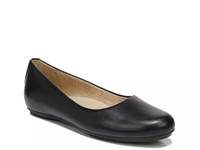 Maxwell Ballet Flat Black Leather view