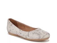 Maxwell Ballet Flat White Snake Print Leather view