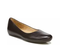 Maxwell Ballet Flat Chocolate Brown Leather view