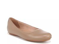 Maxwell Ballet Flat Tiramisu Brown Leather view