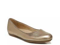 Maxwell Ballet Flat Gold Metallic Leather view