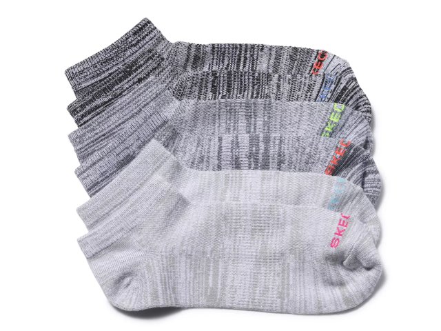 Marled Women's No Show Socks - 6 Pack