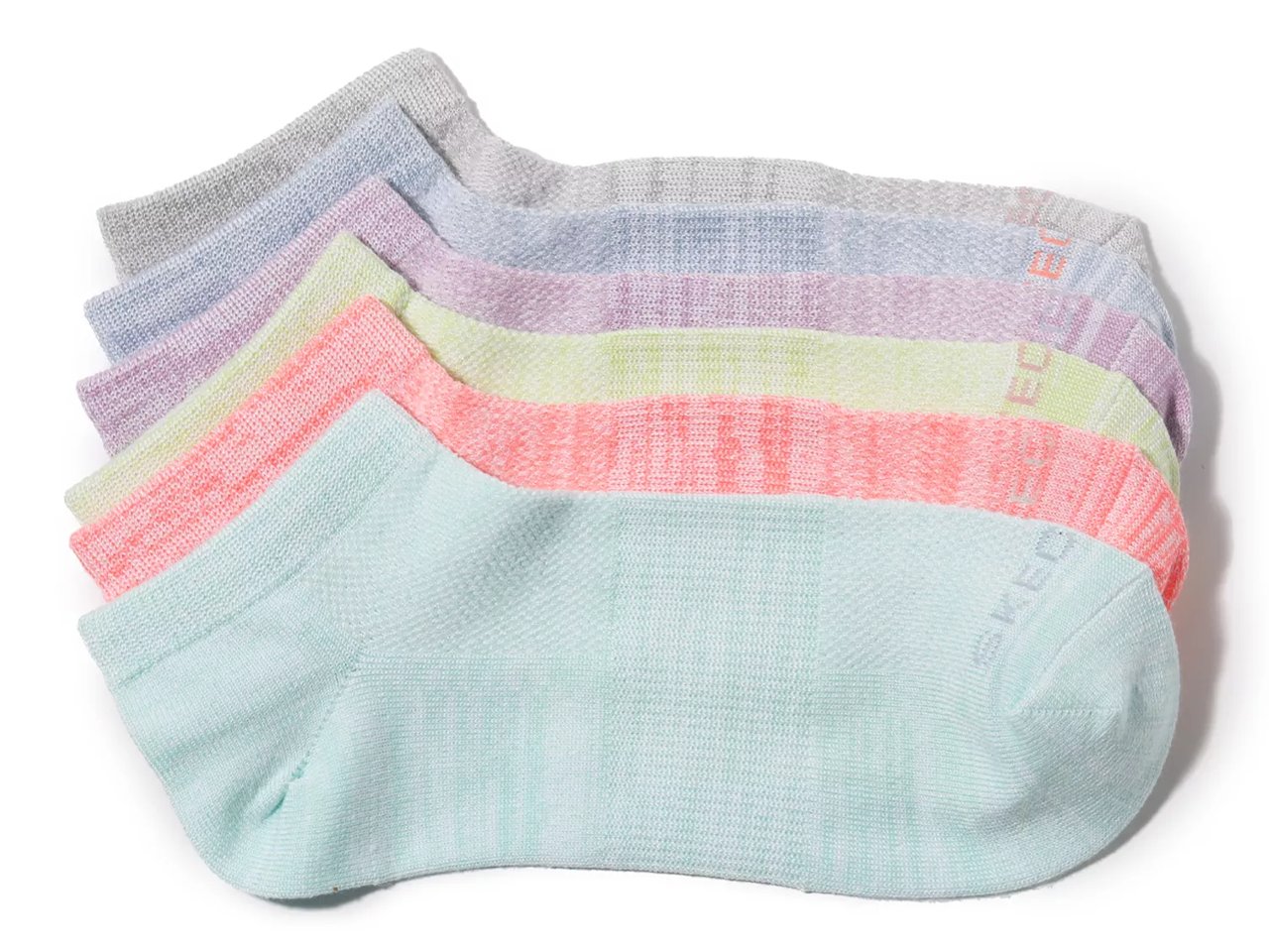 Marled Women's No Show Socks - 6 Pack