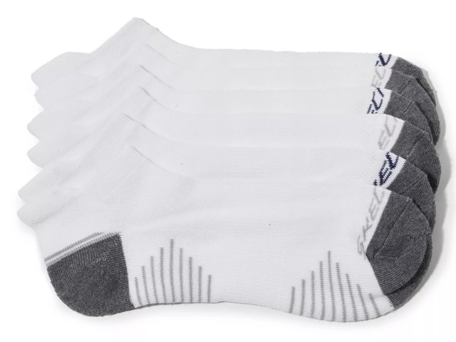 Terry Tab Men's No Show Socks - 6 Pack