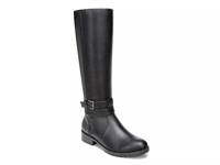 Garrison Wide Calf Boot Black view