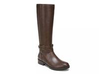 Garrison Wide Calf Boot Dark Brown view