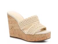 Satela Wedge Sandal Beige view