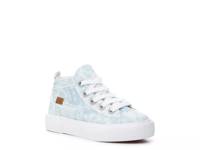 Craisy Mid-Top Sneaker - Kids' Light Blue/White Tie-Dye view