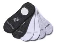 Space-Dye Women's No Show Socks - 6 Pack Dark Grey/White/Light Grey view