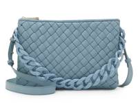 Adyna Leather Crossbody Bag Dusty Blue view