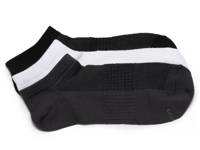Powder Men's No Show Socks - 3 Pack White/Black/Charcoal view