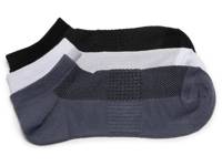 Powder Men's No Show Socks - 3 Pack White/Black/Navy view