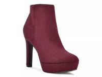 Glowup Platform Bootie Burgundy view
