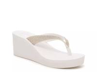 Meriana Wedge Flip Flop White view