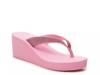 Meriana Wedge Flip Flop Pink view