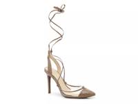 Hoyra Pump Taupe Croc Print view