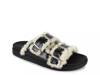 Flossy Slide Sandal Black view