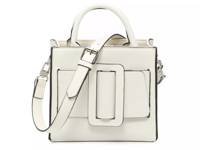 Buckle Mini Satchel White view