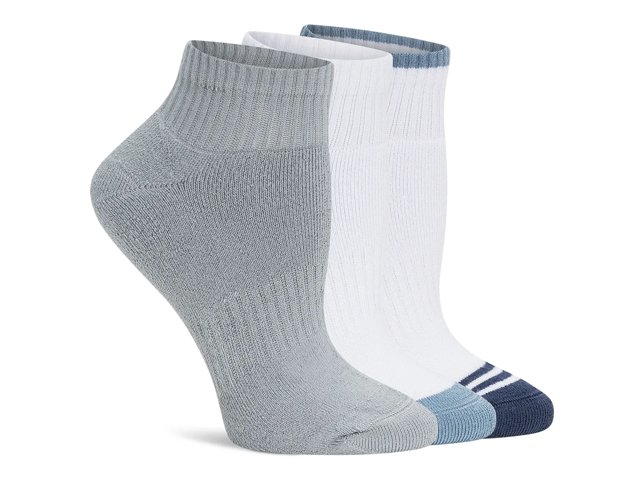 Powder Cush Women's Quarter Ankle Socks - 3 Pack